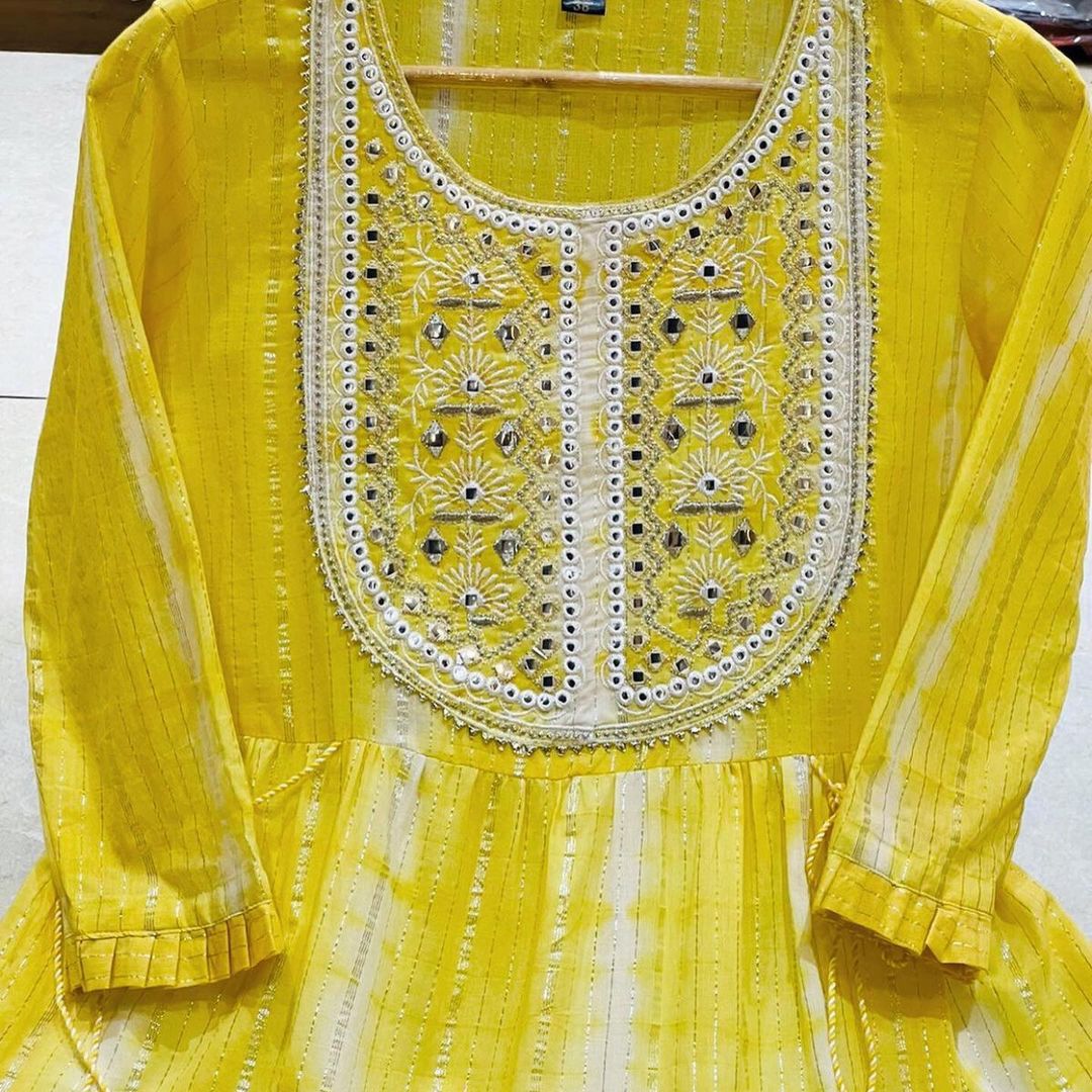 Pari Anarkali Tier Pattern Gown With Beautiful Embroidery